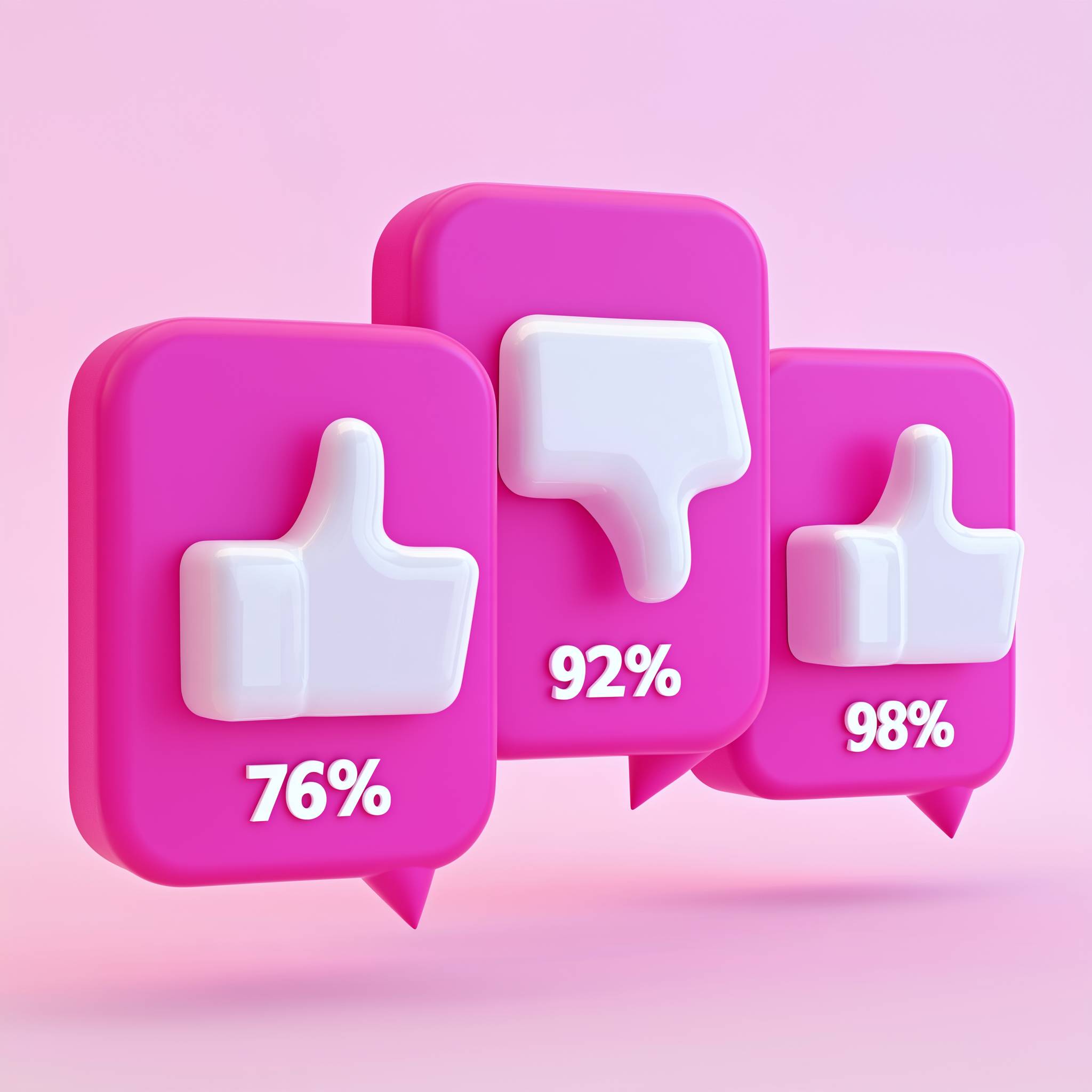 Three confidence bubbles show AI decisions at 76%, 92%, and 98%.
