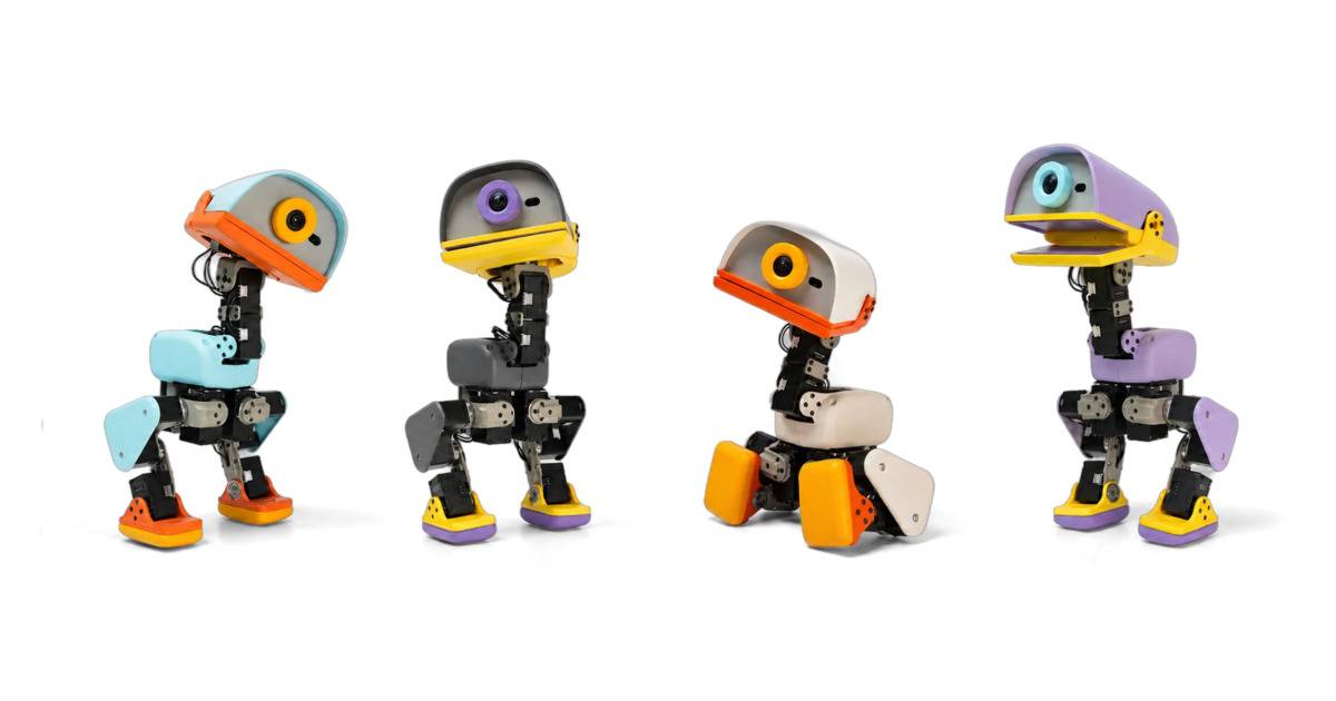 Pollen Robotics Microduck open-source biped robot