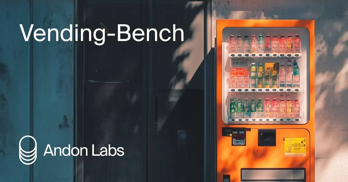 Vending-Bench: long-term coherence of agents running a vending machine
