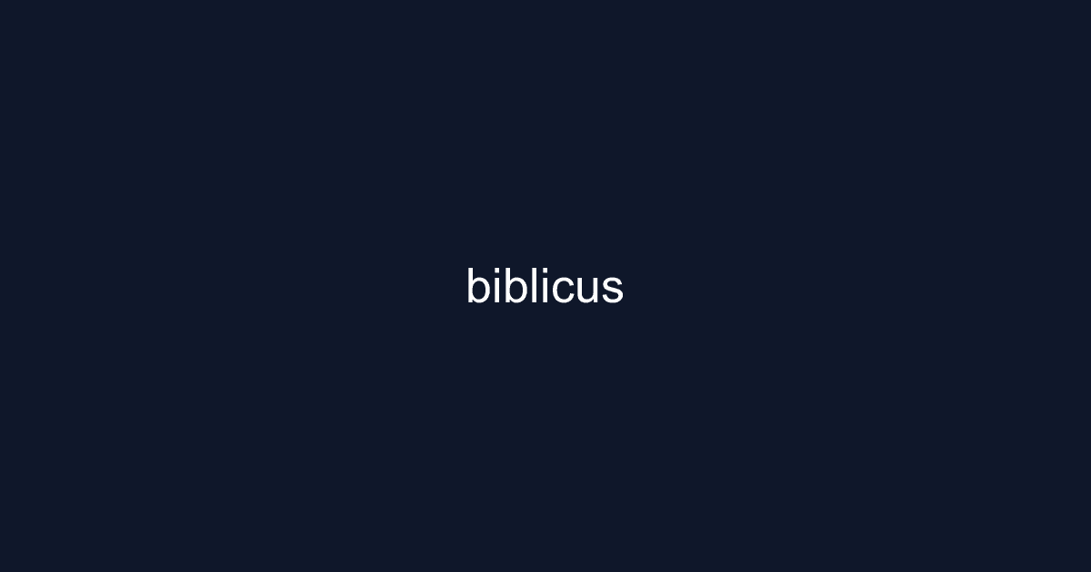 Biblicus